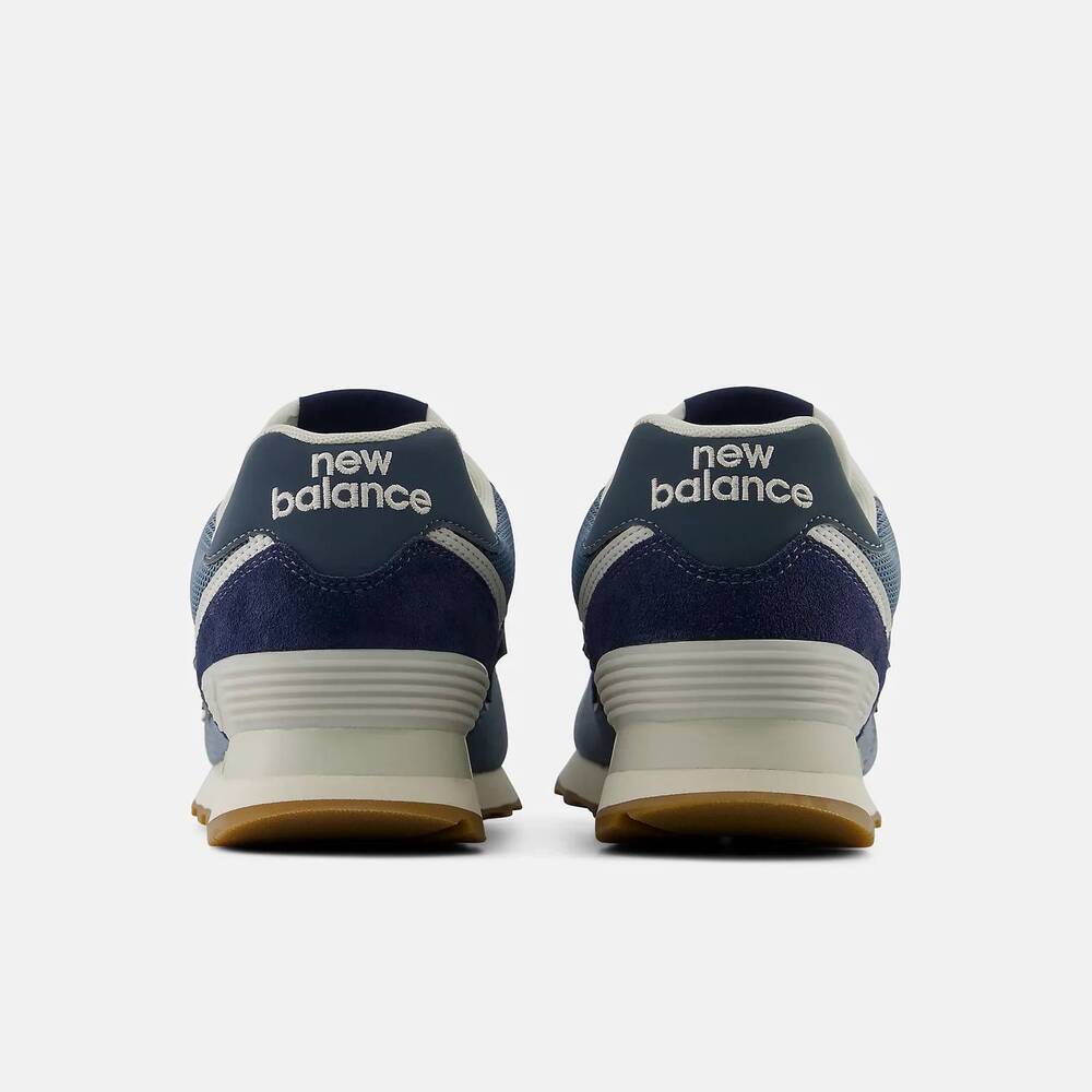 NEW NEW BALANCE women's 574 sneaker in navy arctic grey - Picture 7 of 7
